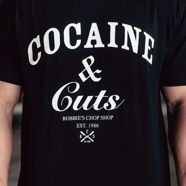 RCS COCAINE & CUTS TEE BLACK